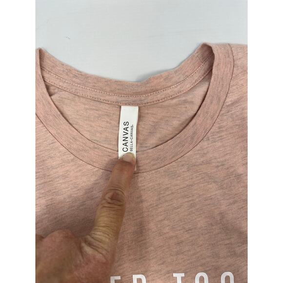 Canvas Never Too Old for Fairytales Tshirt Women's size XL PreOwned - Picture 6 of 7